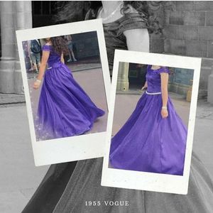 Purple Vogue Prom Dress